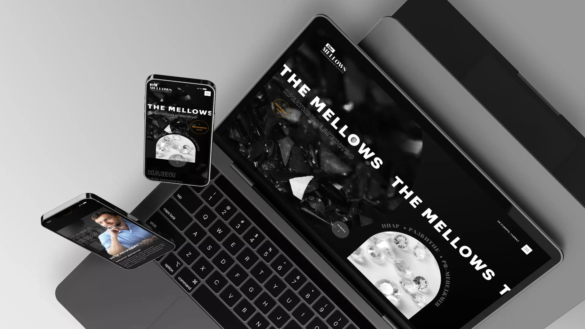 Разработка сайта креативного агентства «The Mellows» в Туле
