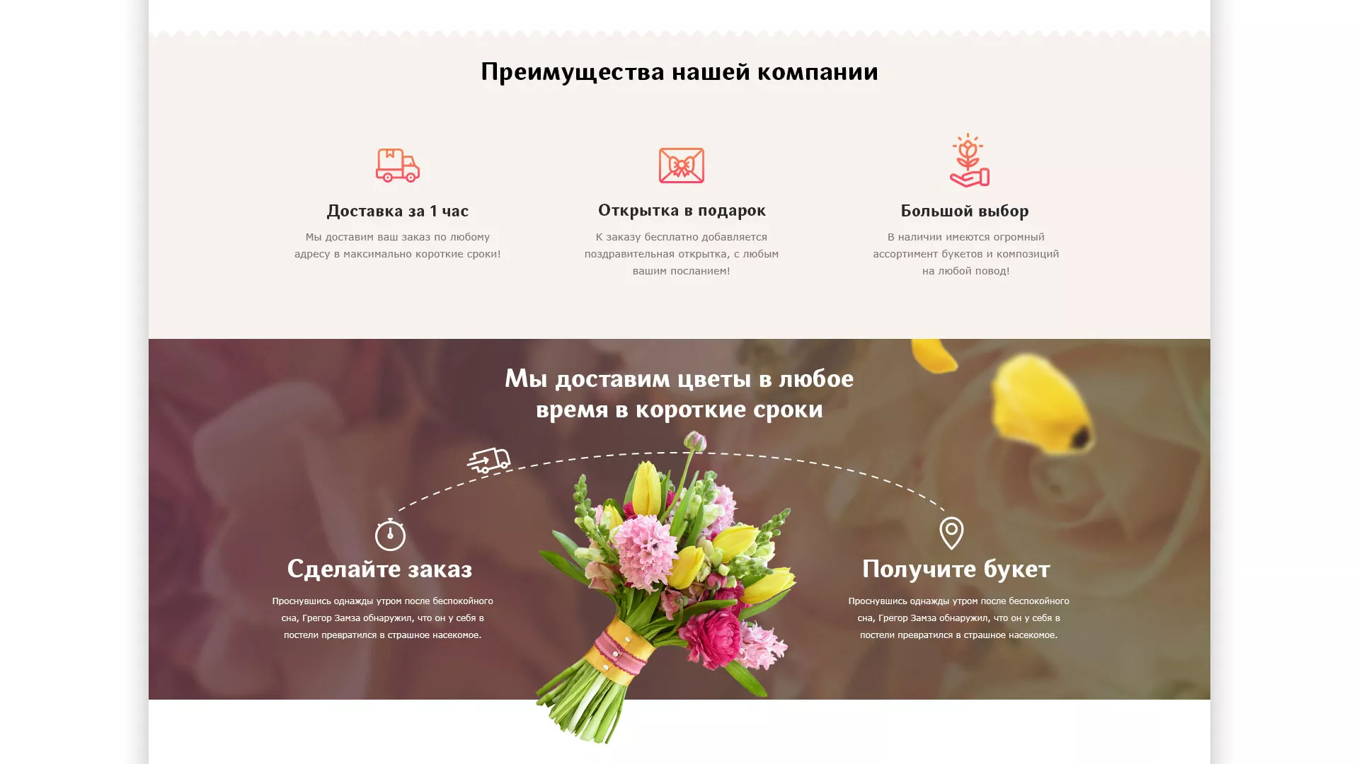 Создание интернет-магазина «Букет-онлайн» по цветам в Туле