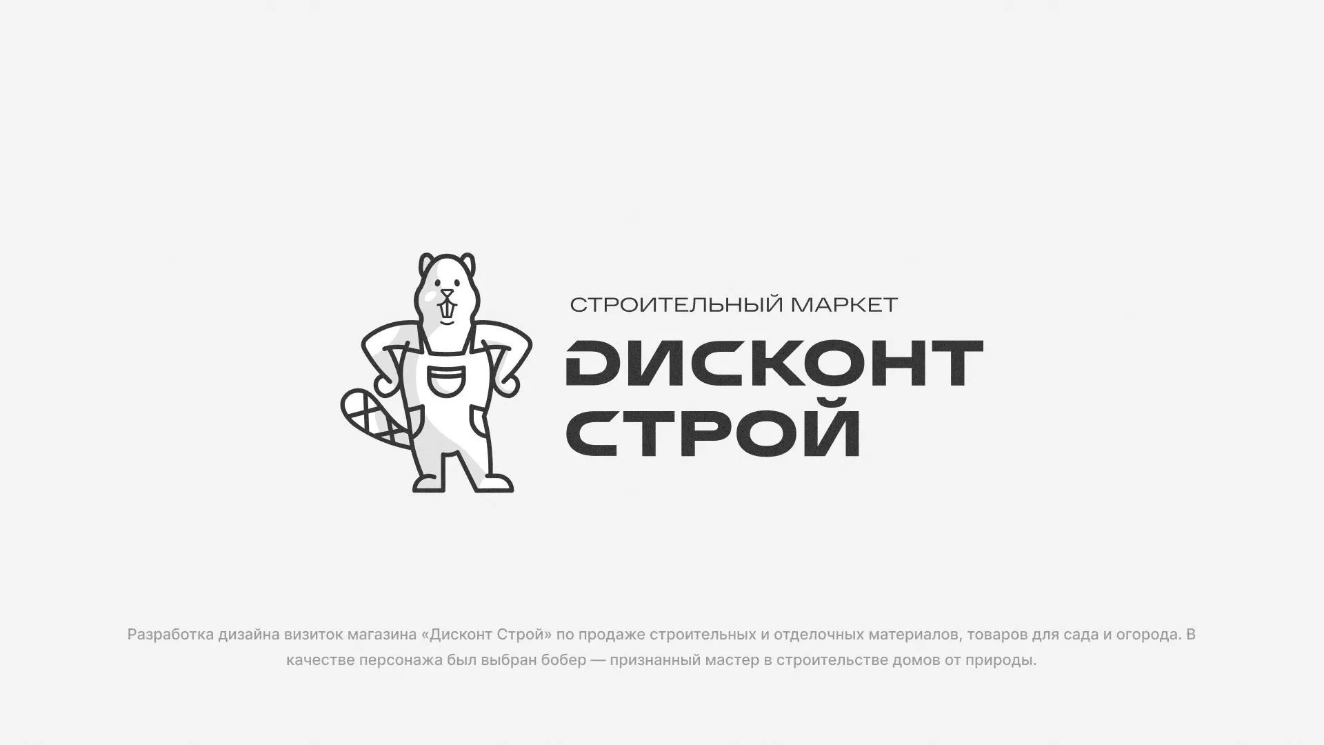 Разработка дизайна визиток магазина «Дисконт Строй» в Туле